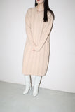 CHRISTIAN DIOR cashmere cable knit polo dress