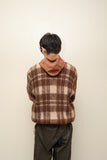 c70's French made - shaggy mohair mixedwool knit blouson