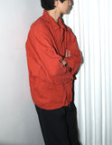 80–90’s CIAO – cotton poplin sailing jacket in vermilion red