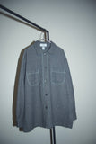 90-00's PETER HAHN - wool double pocket shirt