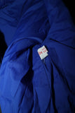 c70’s Italian vintage - zip-up padded jacket in blue
