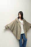 80's RAMOSPORT - cotton cape coat