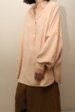 c90's SPORTMAX - faux suede wide silhouette pullover blouse