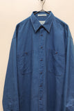90s–2000s US label - ramie/cotton chambray shirt