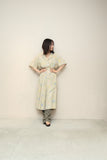 90's-00's European label - viscose flower pattern dress