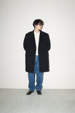 80-90's PIEERE CARDIN - wool/cashmere wide silhouette single breasted coat