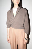 rayon sheer cachecoeur-like HAORI top