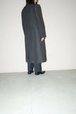 00's French label - curved I line long long jacket