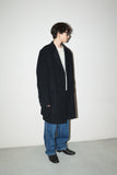 80-90's PIEERE CARDIN - wool/cashmere wide silhouette single breasted coat