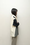 80s Les Copains - silk paneled shirt