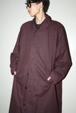 c80’s German label - cotton padded coat in maroon color