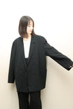 80-90's Scandinavian label - relaxed oversized double breasted jacket