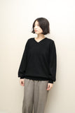90-00's US label - cashmere V neck knit sweater