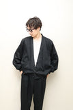 80's Europeana label - cotton collarless short blouson