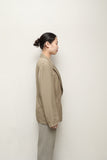 80-90's European label - silk double breasted jacket