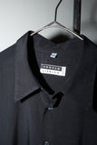 90-00's European label - solid rayon shirt