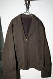 1950’s US vintage - wool/poly gabardine zip-up jacket