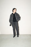 80-90’s GEORGES MARCIANO for GUESS - geometrical cutting cropped denim jacket
