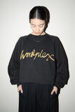 c90’s "wordplex" print sweat / made in Portugal