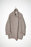 80’s Per Spook tweed wool half coat