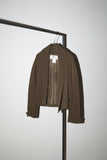 80's GENNY -  wool cropped cachecoeur jacket