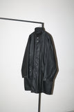 90’s European label - coated cotton padded 4pocket coat