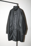 90’s European label - coated cotton padded 4pocket coat