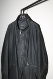 90-00’s HUGO BOSS - coated PVC padded zip-up jacket