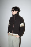 80-90's Marlboro - wool hi-neck zip-up blouson