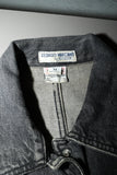 80-90’s GEORGES MARCIANO for GUESS - geometrical cutting cropped denim jacket