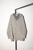 90-00’s wool jacquard fabric hoodie from Germany