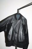 80’s European label - leather/suede combination blouson