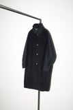 80-90’s Max Mara - wool 2-way neck coat with charming gold buttons