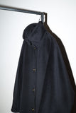 80-90’s Max Mara - wool 2-way neck coat with charming gold buttons