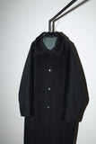 80-90’s Max Mara - wool 2-way neck coat with charming gold buttons