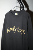 c90’s "wordplex" print sweat / made in Portugal