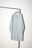 00's BALMAN - metallic color balmacaan coat