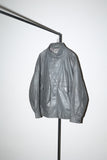 80's leather blouson with flap pockets