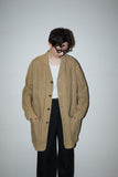80's LUCIANO SOPRANI - linen  atelier coat