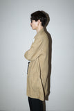 80's LUCIANO SOPRANI - linen  atelier coat