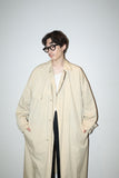 80's GIANNI VERSACE - cotton extrawide coat