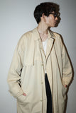 80's GIANNI VERSACE - cotton extrawide coat