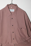 80-90's dusty color rayon shirt