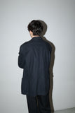 80-90's European label - cotton/linen unique design tailored jacket