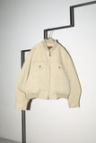 c90’s KATHARINE HAMNETT - denim deformed zip-up blouson