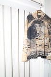 90-00's sheer turtle neck art print pullover