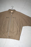 c80’s unknown big 3D front pocket zip-up blouson