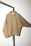 c80’s unknown big 3D front pocket zip-up blouson