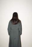 80-90's rayon trench coat