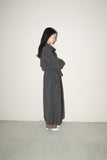 80-90's rayon trench coat